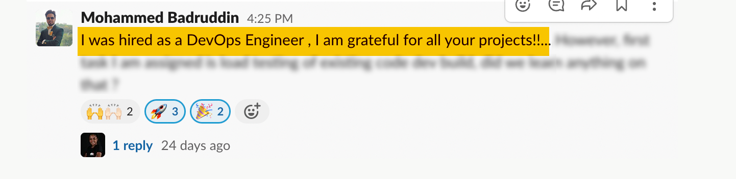 MEHAMMED BADRUDDIN - RESULT